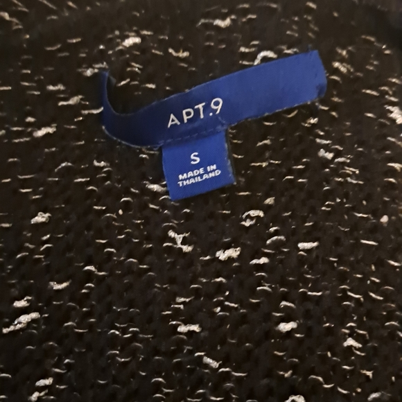 Ladies open sweater black and Grey knit never worn. NWOT. by apt 9 - Picture 3 of 3